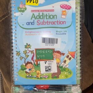 Groove Kids Addition and Subtraction Practice Book - Blue and Green